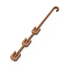 Stem hook 12cm - Terracotta - 10 Pack