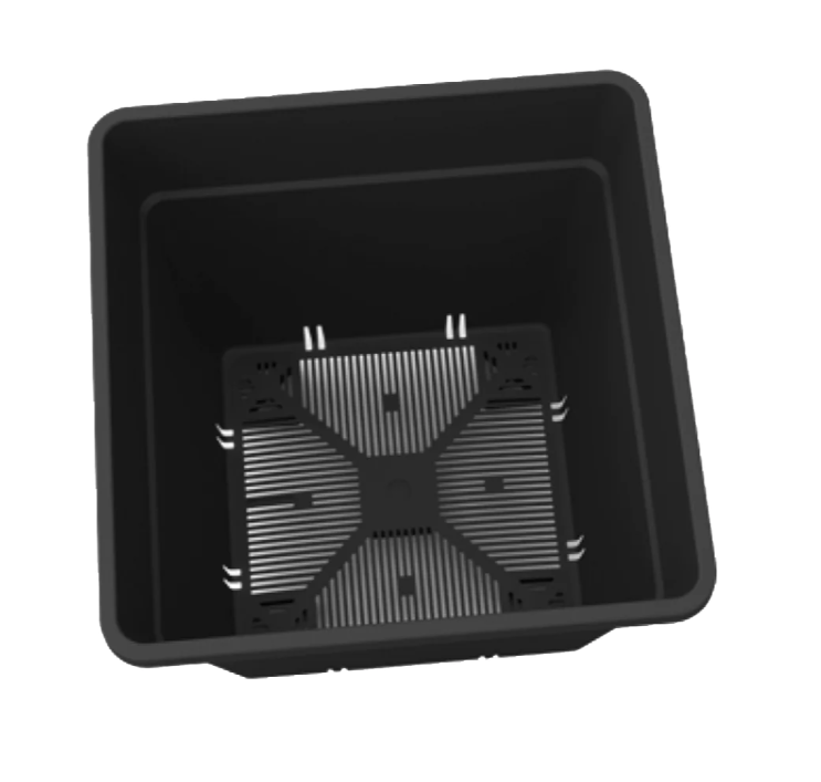 Bato Square Pot With Leg