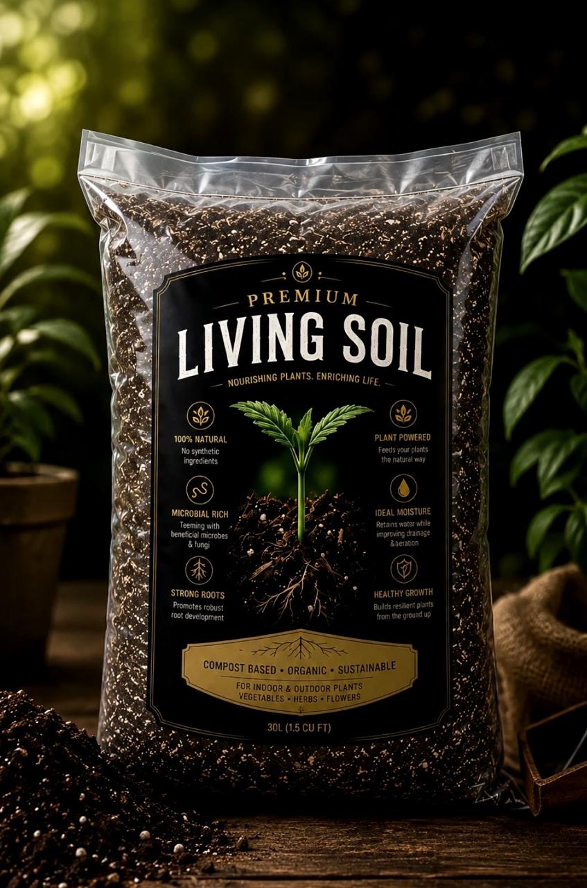 Premium Living Soil 30L
