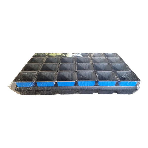 Carry Tray With 24 X 7cm X 7cm Square Pots